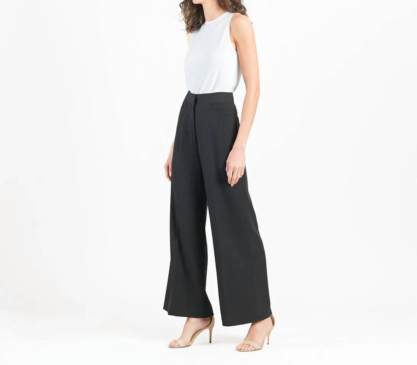 Clara Sun Woo - Woven Twill Trouser Pants