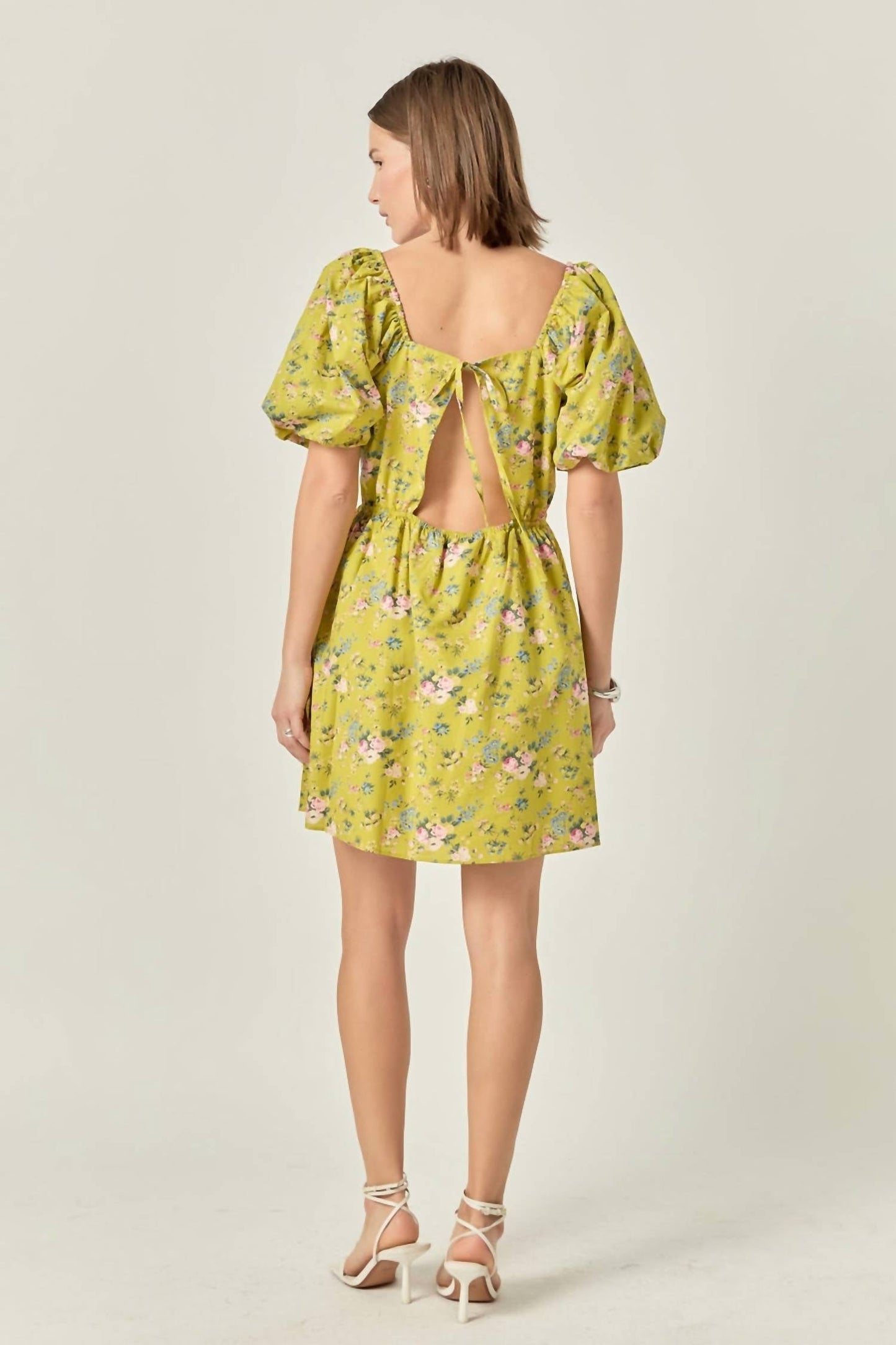 English Factory - Floral Back Cutout Dress