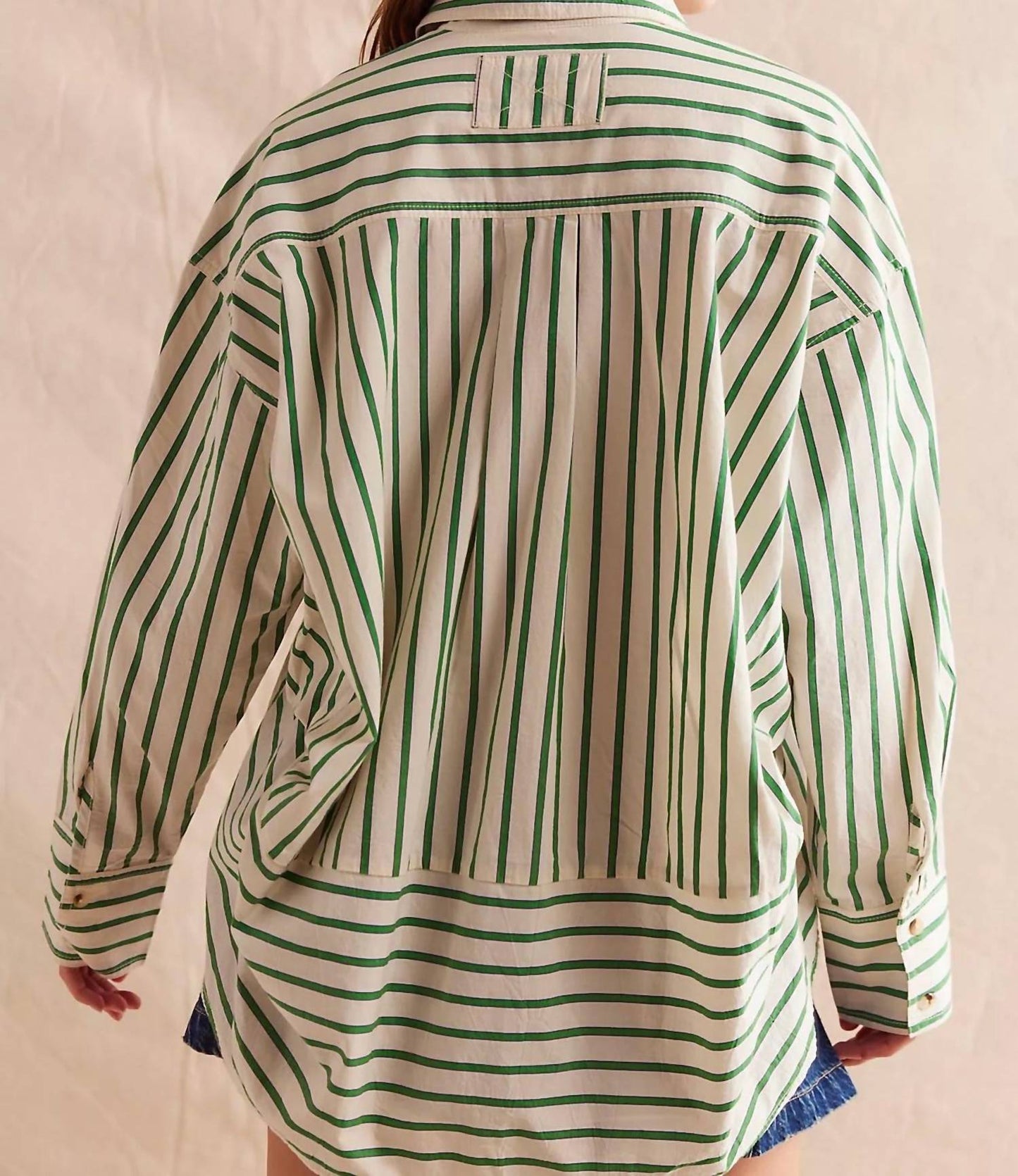 Free People - Striped Varsity Vibes Shirt