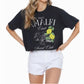 Always Amalfi - Women's Coast Graphic Short Sleeve Faux Cropped Tee