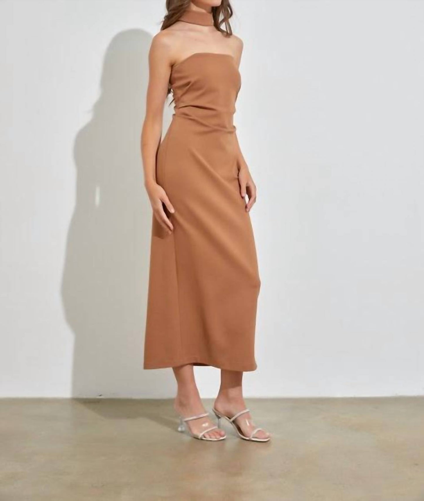 Do+Be - Open Mock Neck Dress