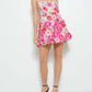 Ina - 3d Floral Embroidered Mini Dress