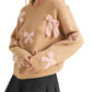 &Merci - Velvet Bow Knit Sweater