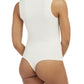 Spanx - Suit Yourself Ribbed Mock Neck Sleeveless Bodysuit