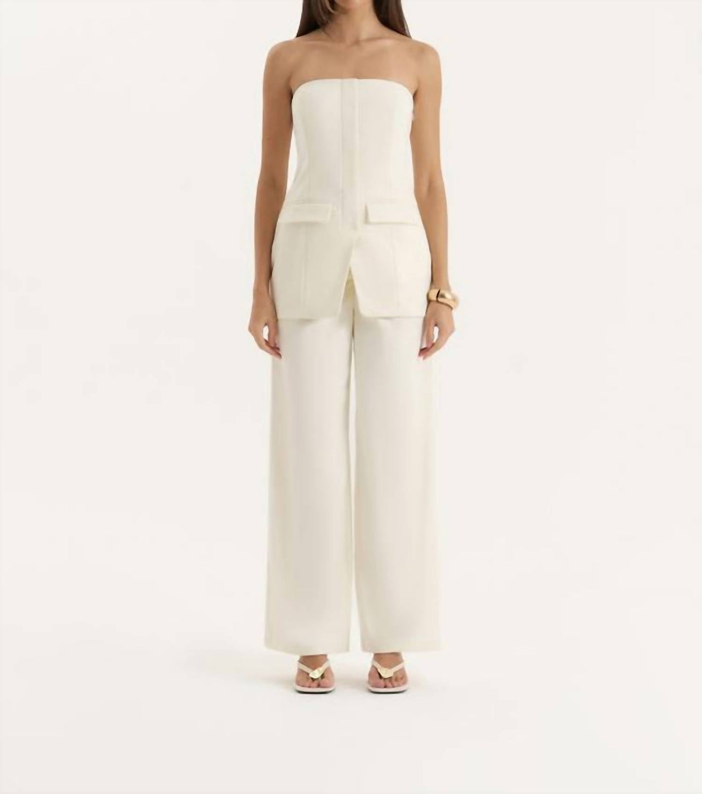 4Th & Reckless - Kellie Split Front Top
