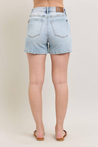 Judy Blue - High Waist Rigid Magic Denim Short
