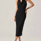 Astr - Alanna Halter Cowl Neck Dress