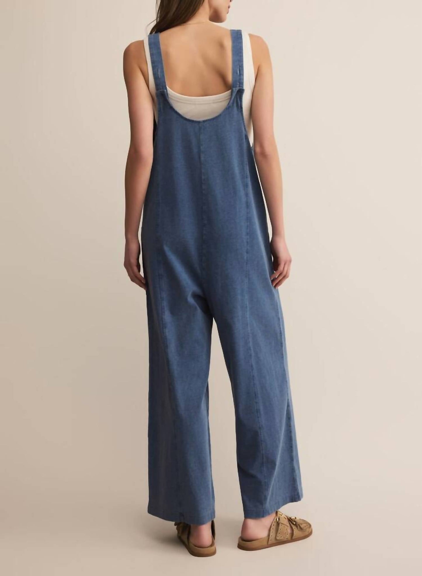 Z Supply - Brasilia Jersey Denim Jumpsuit