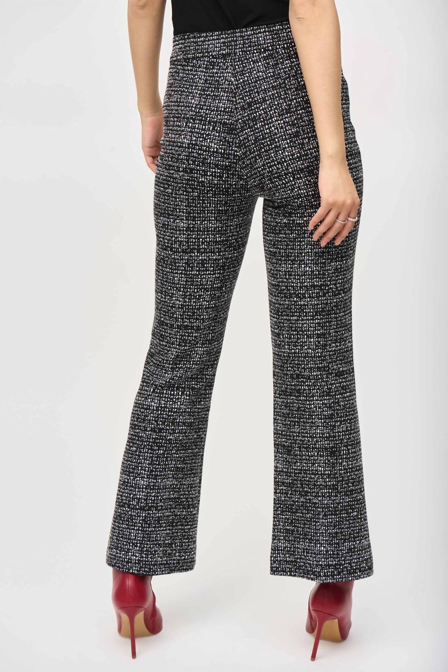 Joseph Ribkoff - Jacqard Knit Abstract Print Pants