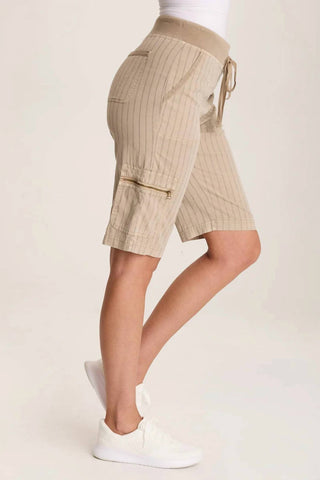 Xcvi - Favian Bermuda Pinstripe Shorts