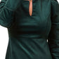 Aspiga - Paloma Round Neck Long Sleeve Stretch Corduroy Dress