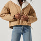 Astr - Quilted Faux Shearling Jacket