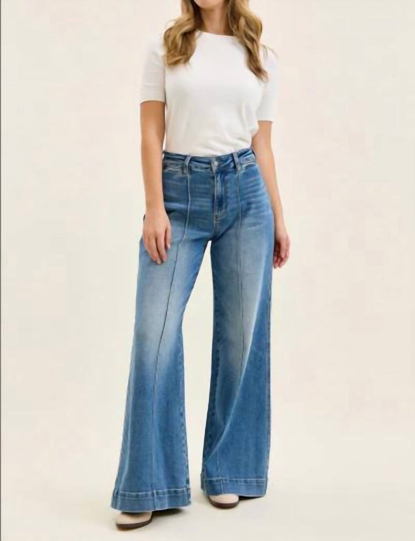 Judy Blue - High Waisted Liza Palazzo Jean