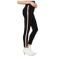 Joe'S Jeans - Charlie High Rise Side Faux Leather Stripe Skinny Jeans