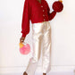 Astr - Delsie Long Sleeve V-neck Cardigan