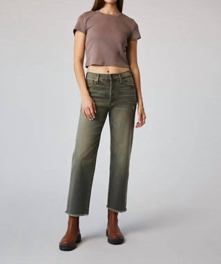 Edyson - Olivier High Rise Straight Crop Jeans