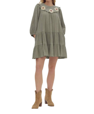 Entro - Button Detail Dress