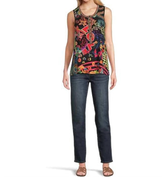 Johnny Was - THE JANIE FAVORITE HENLEY SWING TANK