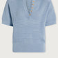 Varley - Callie V-neck Short Sleeve Knit Top