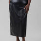 Good American - Better Than Leather Midi Pencil Skirt - Plus