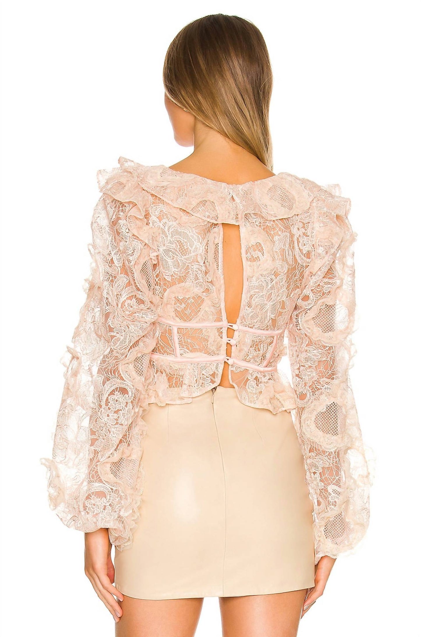 For Love & Lemons - Meredith Puff Sleeves Top