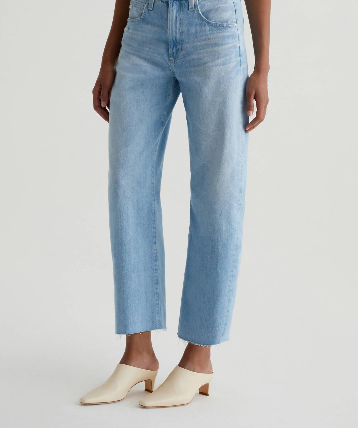 Ag Jeans - Hattie Cropped Barrel Leg Jeans