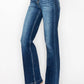 Risen - High Rise Straight Jeans Dark