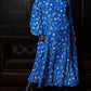 Never Fully Dressed - Blue Running Paisley Bibi Maxi Dress - Plus