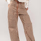 Urban Daizy - Railroad Striped Patch Pocket Utility Pants