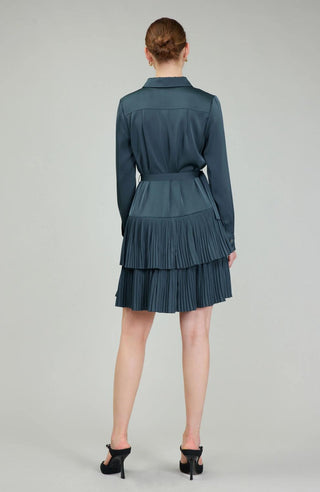 Current Air - Pleated Shirt Dress