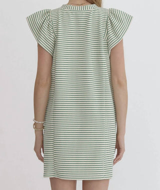 Entro - Willow Striped Shift Dress