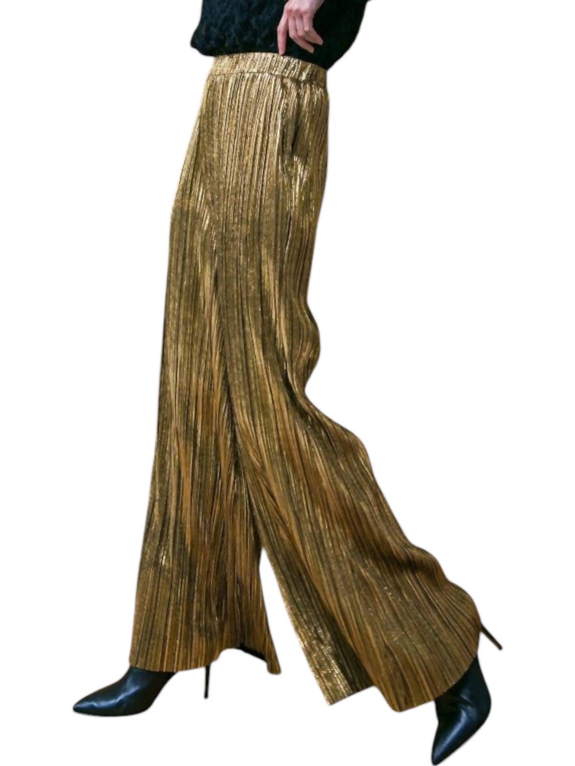 Flying Tomato - Woven Pleated Pants