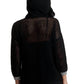 French Kyss - Crochet Star Crew Zip Up Hoodie