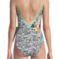 Johnny Was - Zebra Print Wrap Style Swimsuit