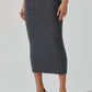 Astr - Neve Ribbed Sweater Midi Skirt