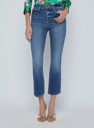 L'Agence - Tati High Rise Micro Boot Jean