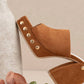 Oasis Society - The Leona - Studded Suede Platform Heels