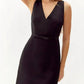 Adelyn Rae - Barbara Dutch Satin Fit And Flare Mini Dress
