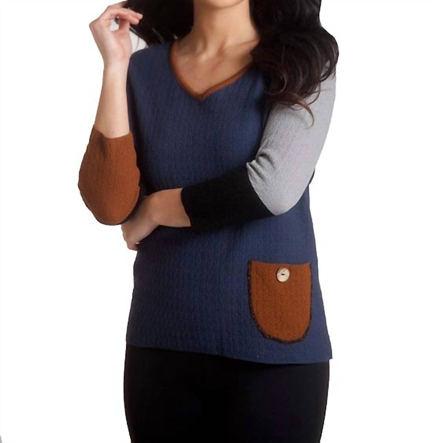 French Kyss - Boucle Pocket Sweater