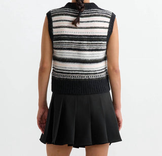 Ganni - Soft Wool Stripe Vest