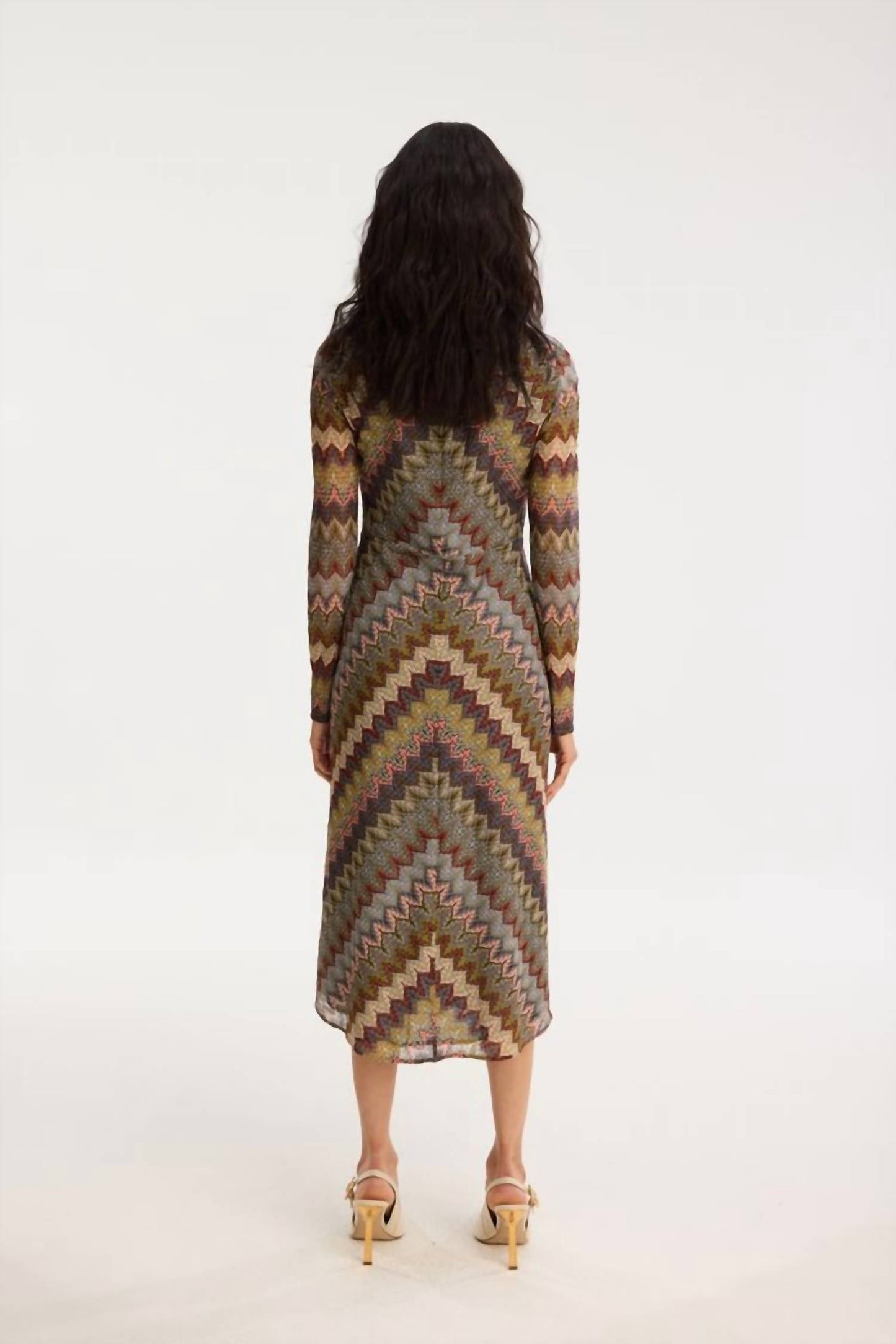 Allison New York - Holmes Long Sleeve Midi Dress