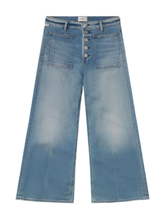Citizens Of Humanity - Lyra Patch Pocket Wide Leg Jeans