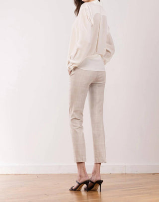 Avenue Montaigne - Lulu Slim Ankle Straight Pant