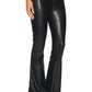 Free People - Level Up Vegan Leather Slit Boot Cut Pants