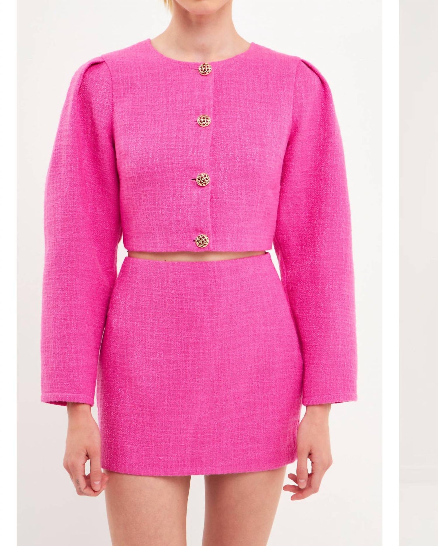 Endless Rose - Tweed Mini Skirt