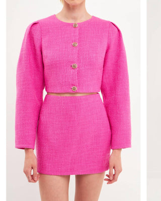 Endless Rose - Tweed Mini Skirt