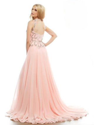 Mac Duggal - Fleur-de-lis Beads Evening Gown