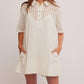 Free People - Remino Eyelet Mini Dress