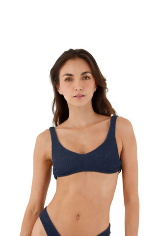 Malai - Women's Texture Wave Jazz Hop Bikini Top