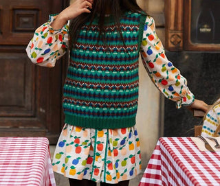 Hello Simone - Débardeur Pablo Fair Isle Sweater Vest